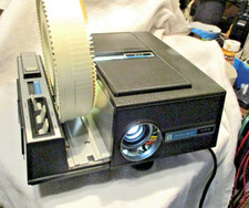 Vintage JC Penney Penncrest Atomic Slide Projector 777 W/Rototray Works USA