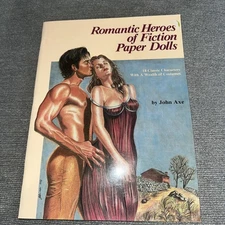 ROMANTIC HEROES OF FICTION PAPER DOLLS By John Axe - Dolls + Costume Uncut