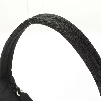 Prada Tessuto nylon hobo handbag triangle logo black shoulder bag