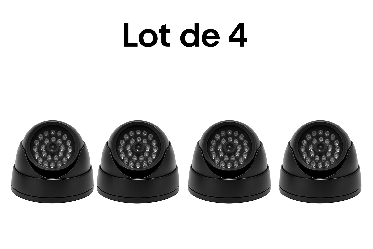 Caméra de surveillance factice dôme pour sécuriser l'entrée de commerce et de maison