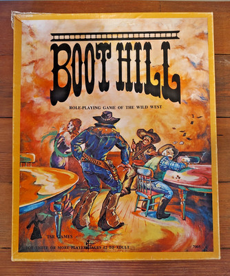 Boot Hill Role Playing Game of the Wild West. TSR Second Edition, First Print.