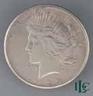 1925 P Peace US Silver Dollar - AU, 90% Silver US Coin