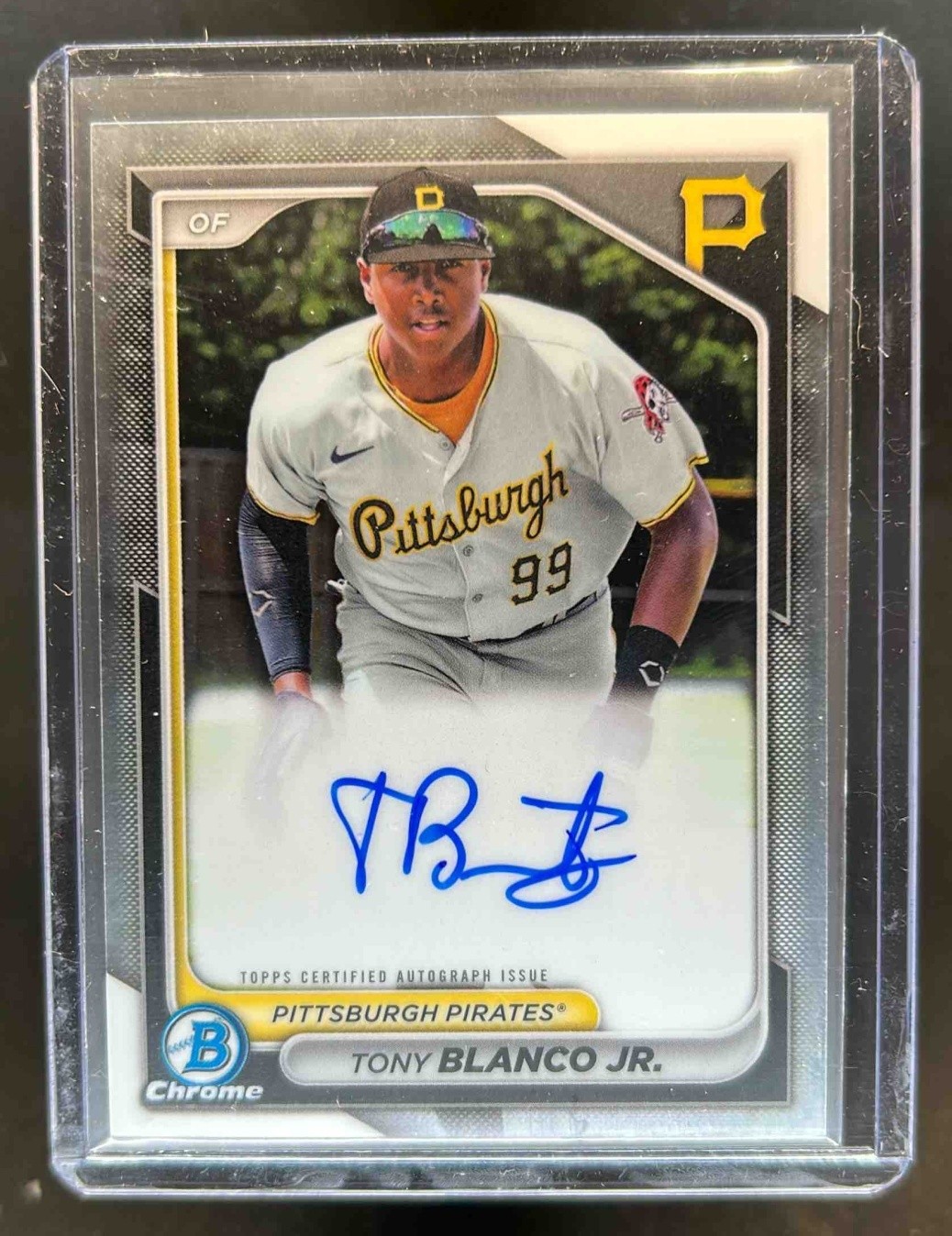 2024 Bowman Tony Blanco Jr. Chrome Prospect Auto #CPA-TB Pirates