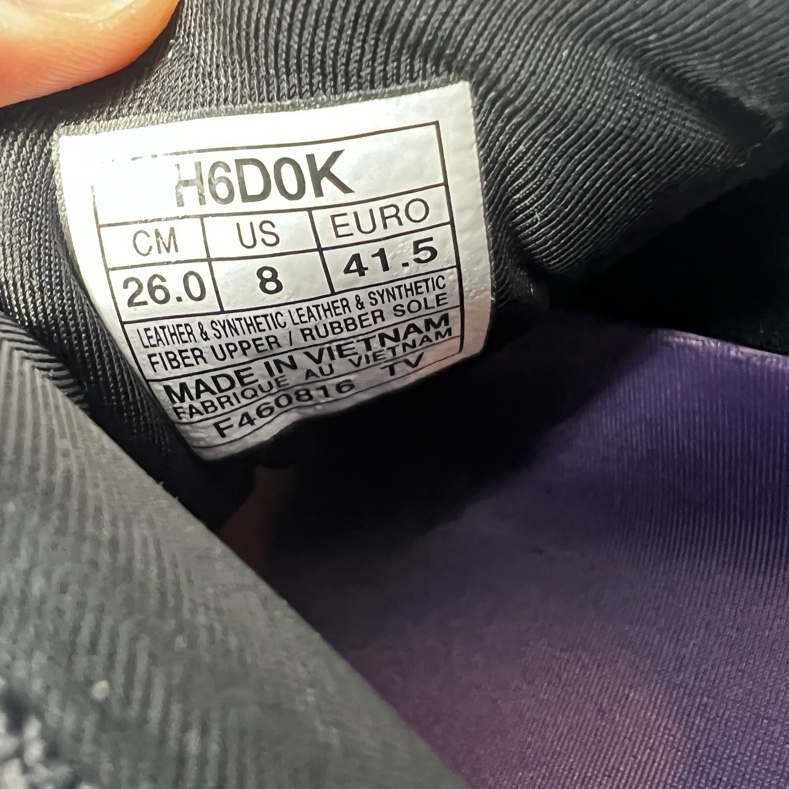 Atmos x Asics Gel-Lyte III Midnight Tokyo Men's Size 8 Black Purple H6D0K-9032 thumbnail 10