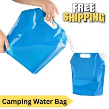 5L/10L Collapsible Water Container Camping Hiking Outdoor Storage Jug Bag
