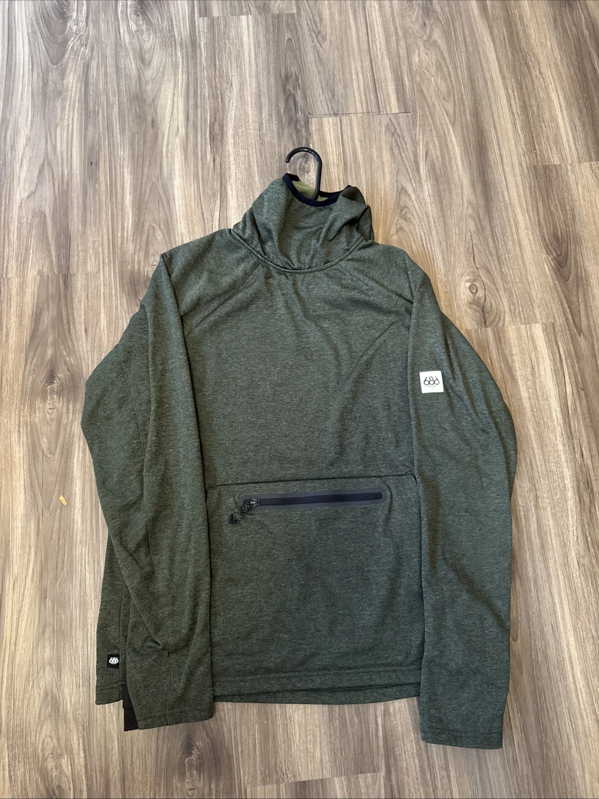 686 GLCR Project Fleece Pullover Hoodie Warm Thermal Layer Mens Medium