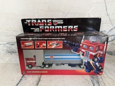 Minty Optimus Prime W BOX & INSERT 100 Complete 1984 Vintage G1 Transformers