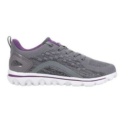 Propet Travelactiv Axial Walking  Womens Grey Sneakers Athletic Shoes WAT092MGRP