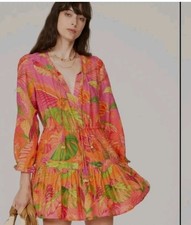 Farm Rio Ombre Forest Mini Dress Size Small