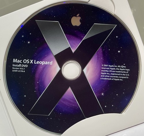 Mac OSX Leopard 10.5.1 In Box - Manual, Booklet & Stickers - Apple Collectors - Picture 5 of 8