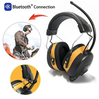 Digital FM Radio Headphones Ear Protection Safety Ear Muffs Electronic 30dB NEW
