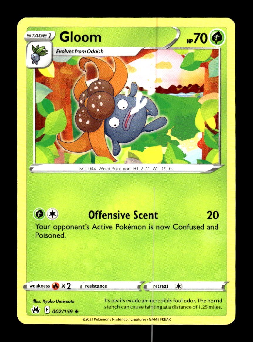 Pokemon Crown Zenith GLOOM 002/159
