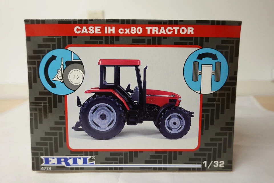 ERTL 4774 CASE IH CX80 TRACTOR WITH CAB 1:32 SCALE - Image 4 of 4