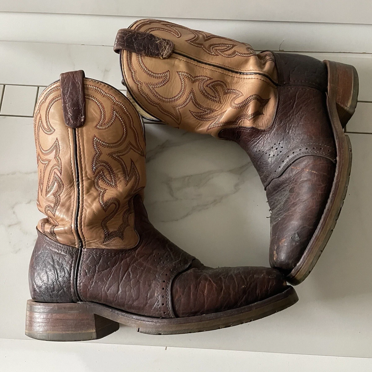 Double h top alligator boots