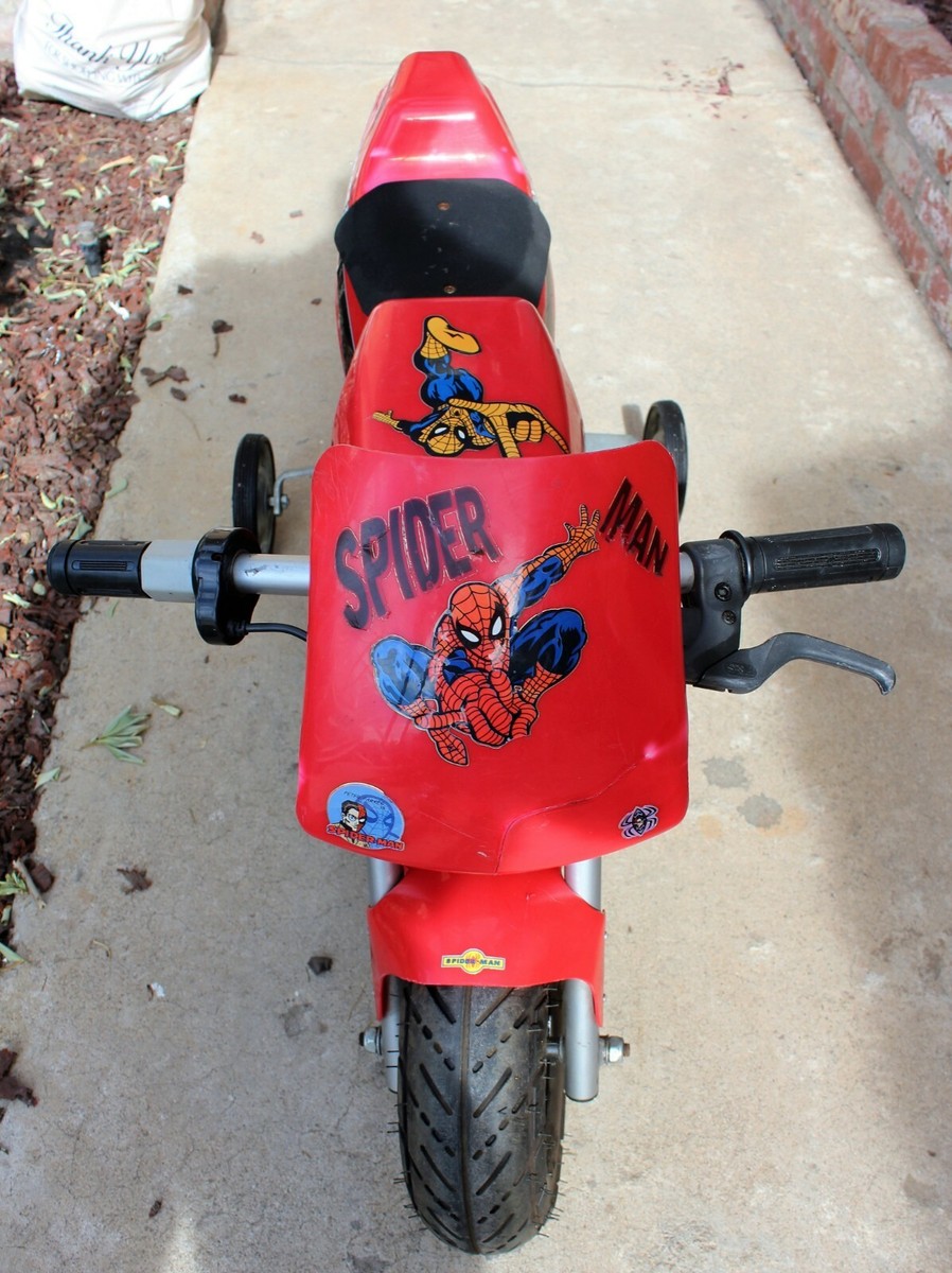 Razor PR200 Pocket Rocket Kids Ride On Electric Motorcycle, Red