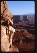 Mission Impossible 2 Tom Cruise Rock Climbing Original 35mm Transparency Stamped