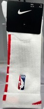 Nike NBA Authentics Basketball Socks - White/Red - PSK647-102 - CHOOSE SIZE 