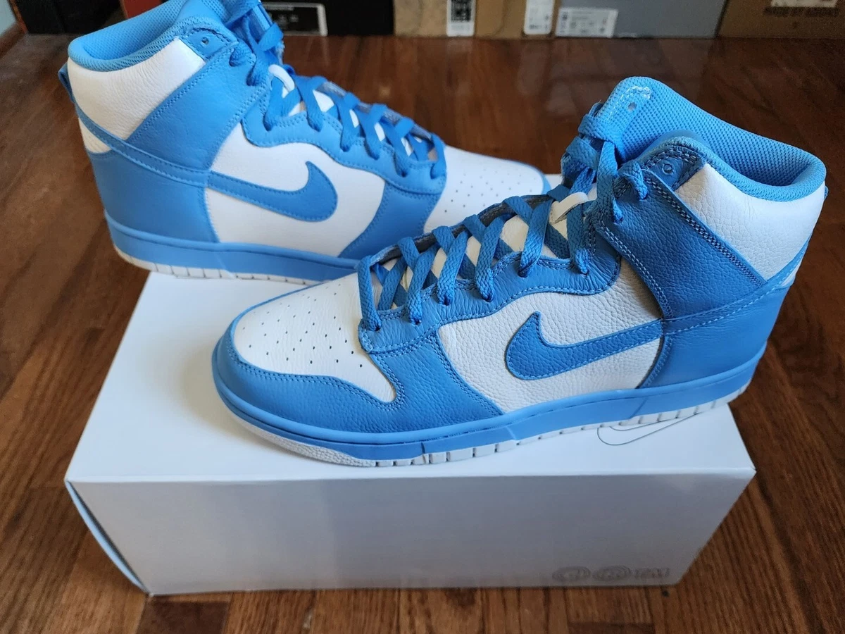 Size 12 Nike Dunk High University Blue Nike By You Premium Leather