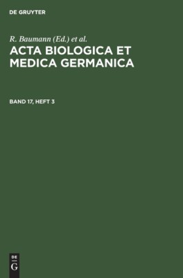 Acta Biologica Et Medica Germanica