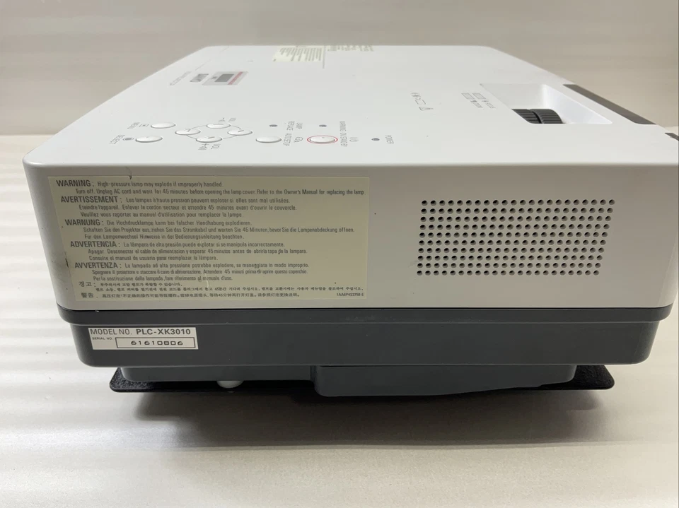 Sanyo XGA Projector Model PLC-XK3010 Multimedia - Image 3 of 3