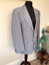 VINTAGE CANADA C A LIGHT GREY WITH WOOL BLAZER JACKET CHEST 40 EXCON