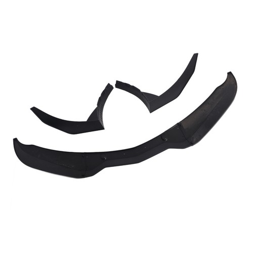 Front Lip Splitter For 14-19 Chevrolet Corvette C7 Stingray Stage 5 GLOSS BLACK - Picture 10 of 13