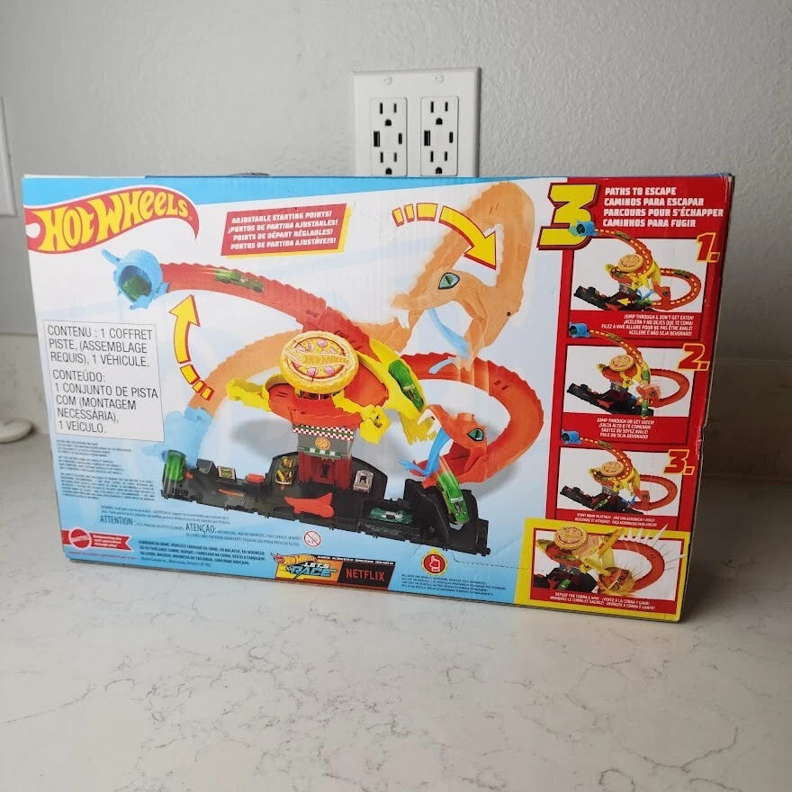 Nuevo Hot Wheels City Pizza Slam Cobra Attack Venemy Let's Race Netflix Mattel Foto 4 de 4