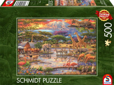 500 Teile Schmidt Spiele Puzzle Paradies am Kilimandscharo 59708