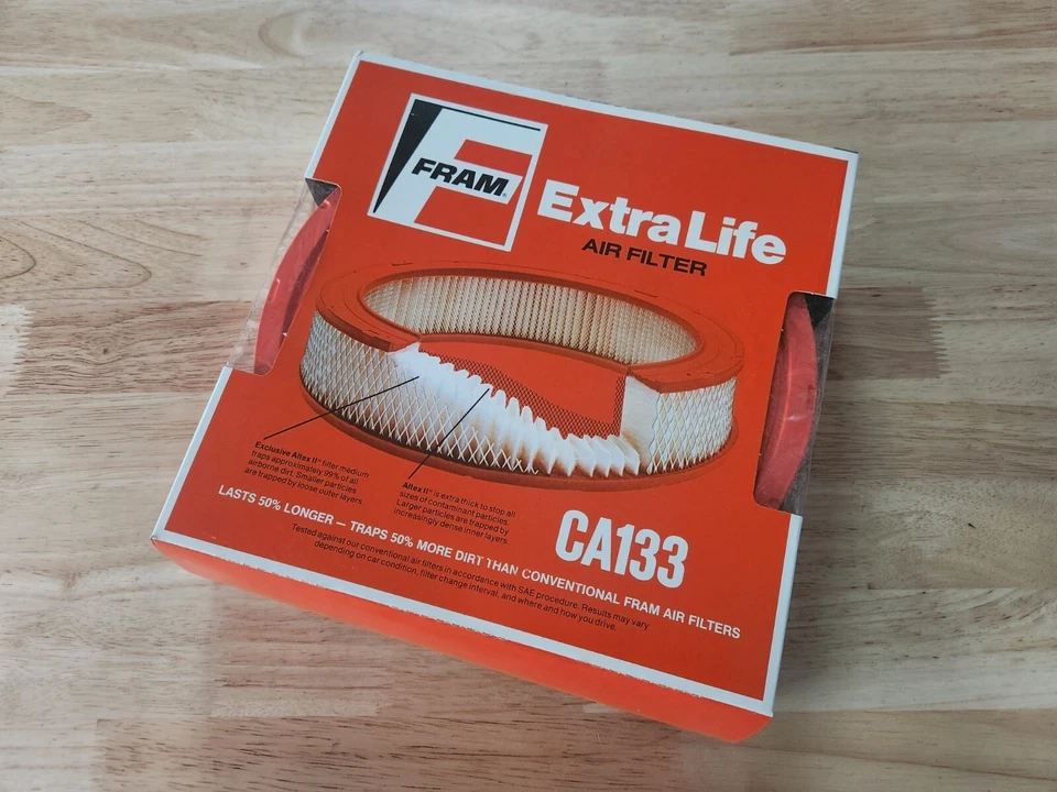  Fram CA133 Air Filter new in box  v8  Cougar Mustang 289 352 390 428  - Image 3 of 4