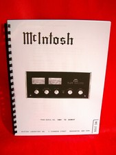 ONE BRAND NEW COPY OF MCINTOSH MC2105 STEREO POWER AMPLIFIER SERVICE MANUAL