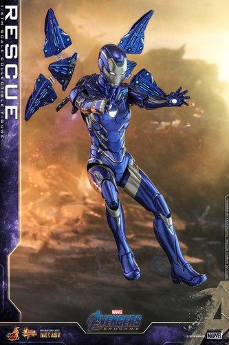 1/6 Hot Toys MMs538D32 Avengers: Endgame Rescue Pepper Potts Die-Cast Figure - Picture 9 of 17