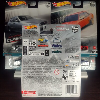 MODERN CLASSICS SET HOT WHEEL CULTURE HONDA CIVIC EG ALTEZZA FIAT