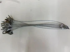 12 Wolf Fang Anchors W/ 18" 3/32nd Cable Stakes Freedom Brand Earth Traps Coyote