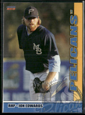 Jon Edwards 2013 Myrtle Beach Pelicans Team Set 