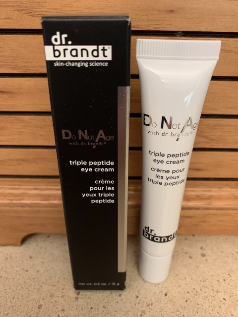 dr brandt dna triple peptide eye cream tube