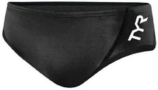 NWT Tyr Tracer C-Series Men's Brief Competition Swimsuit Black Size 26