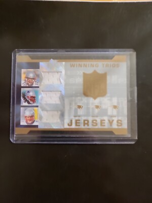 2007 SPx Winning Trios Jerseys Tom Brady Laurence Maroney Tedy Bruschi #WT-BMB