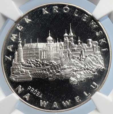 1977 POLAND Wawel Royal Castle VINTAGE Proof Silver 100 Zlotych