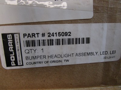 Polaris 2020 Sportsman Headlight Bumper LED LH 2415092 OEM for 
