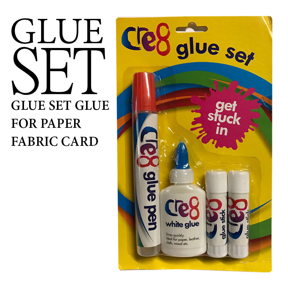 GLUE PENS STICK SET GLUE FOR PAPER FABRIC CARD CHILDREN'S ART AND CRAFT  GLUE SET