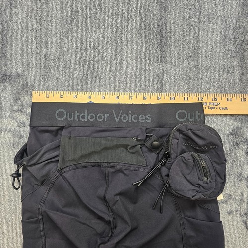 Outdoor Voices Snacks 7/8 Leggings womens Small Black 101537 outdoor climbing - Picture 9 of 11