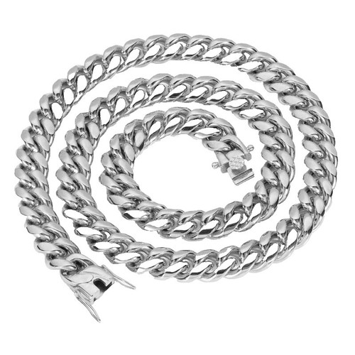 Stainless Steel Paperclip Chain Necklace – 4mm Wide, 16-20 Inch Length – Nickel-Free Unisex Choker 5 thumbnail image