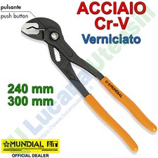 Pinza Regolabile Chiave a Pappagallo Giratubi MUNDIAL Professionale Acciaio 491
