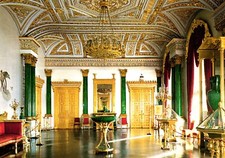 Malachite Room The Hermitage Halls St. Petersburg Russia Postcard