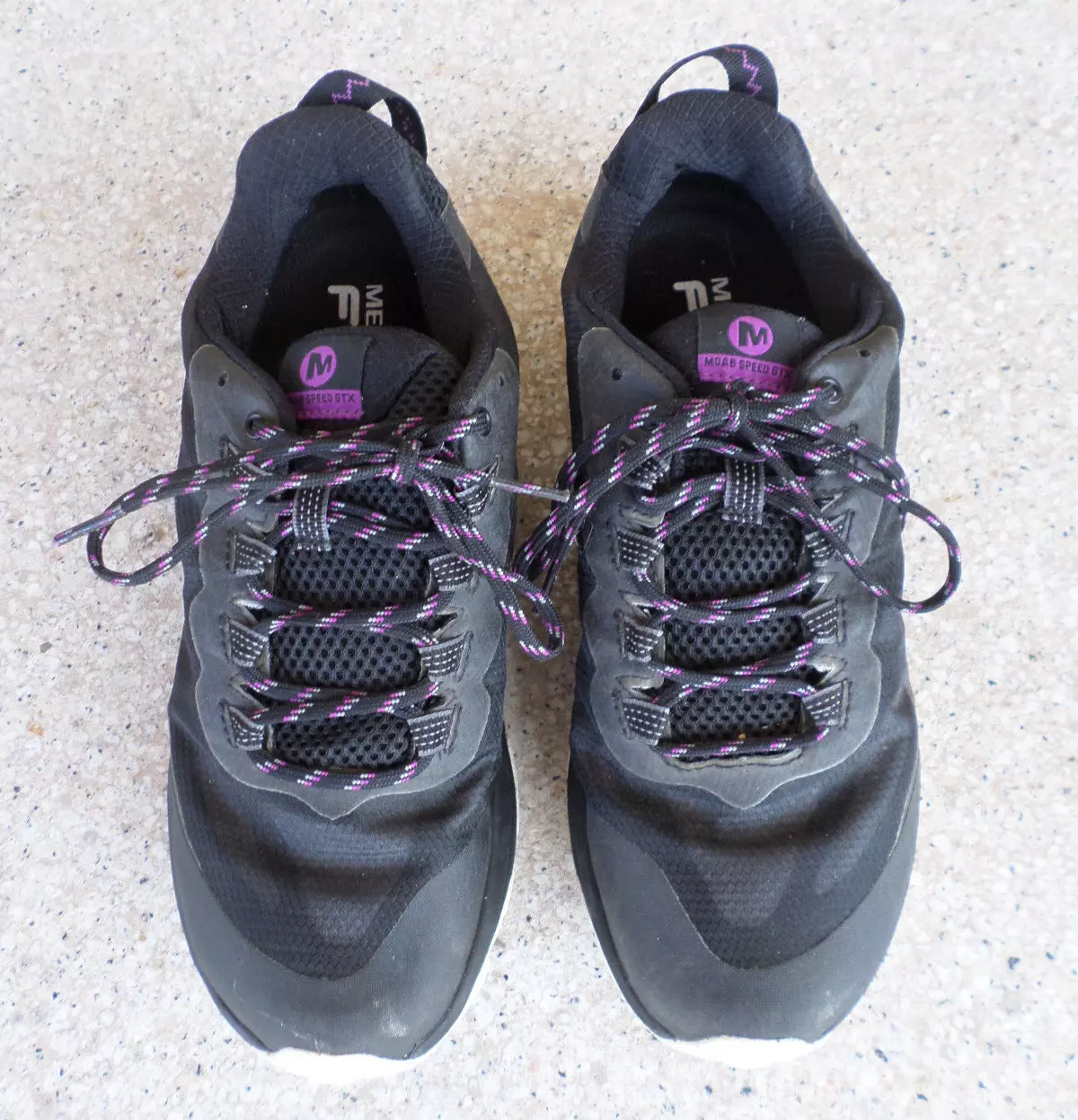 merrell moab speed goretex trail running shoes