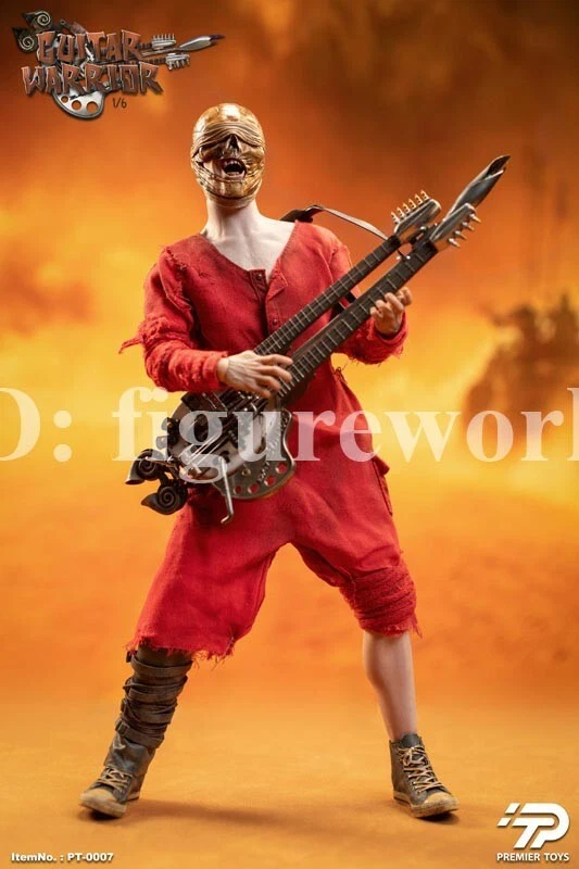 Figura de acción modelo juguete PREMIER TOYS PT0007B 1/6 Mad Man Max Wasteland guitarrista Foto 3 de 4