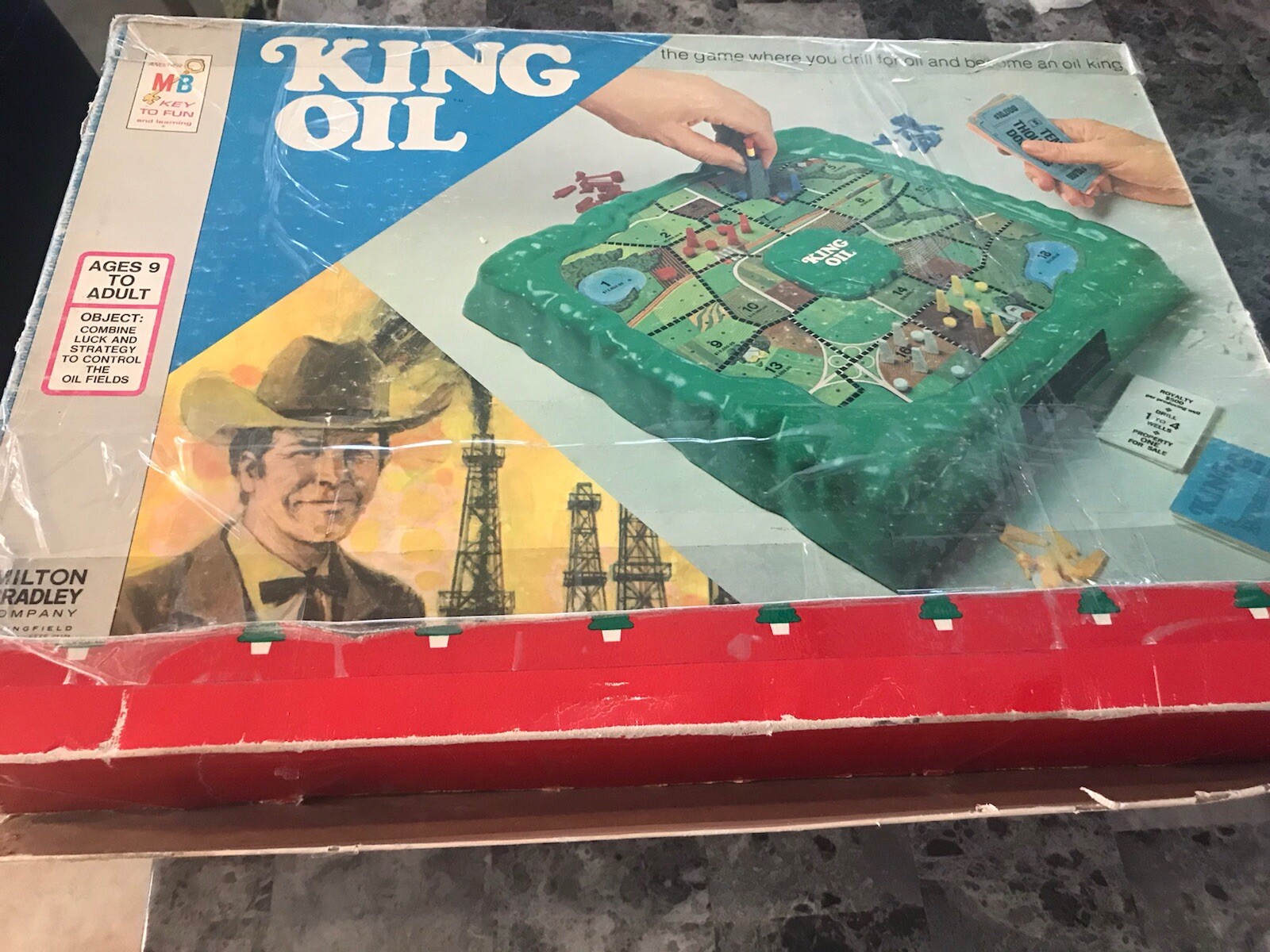 King Oil Board Game 1974 Milton Bradley Complete an Oil King W