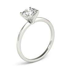 0.50 Carat Genuine Lab Grown Diamond Ring in Gold GH VS2 CERTIFIED