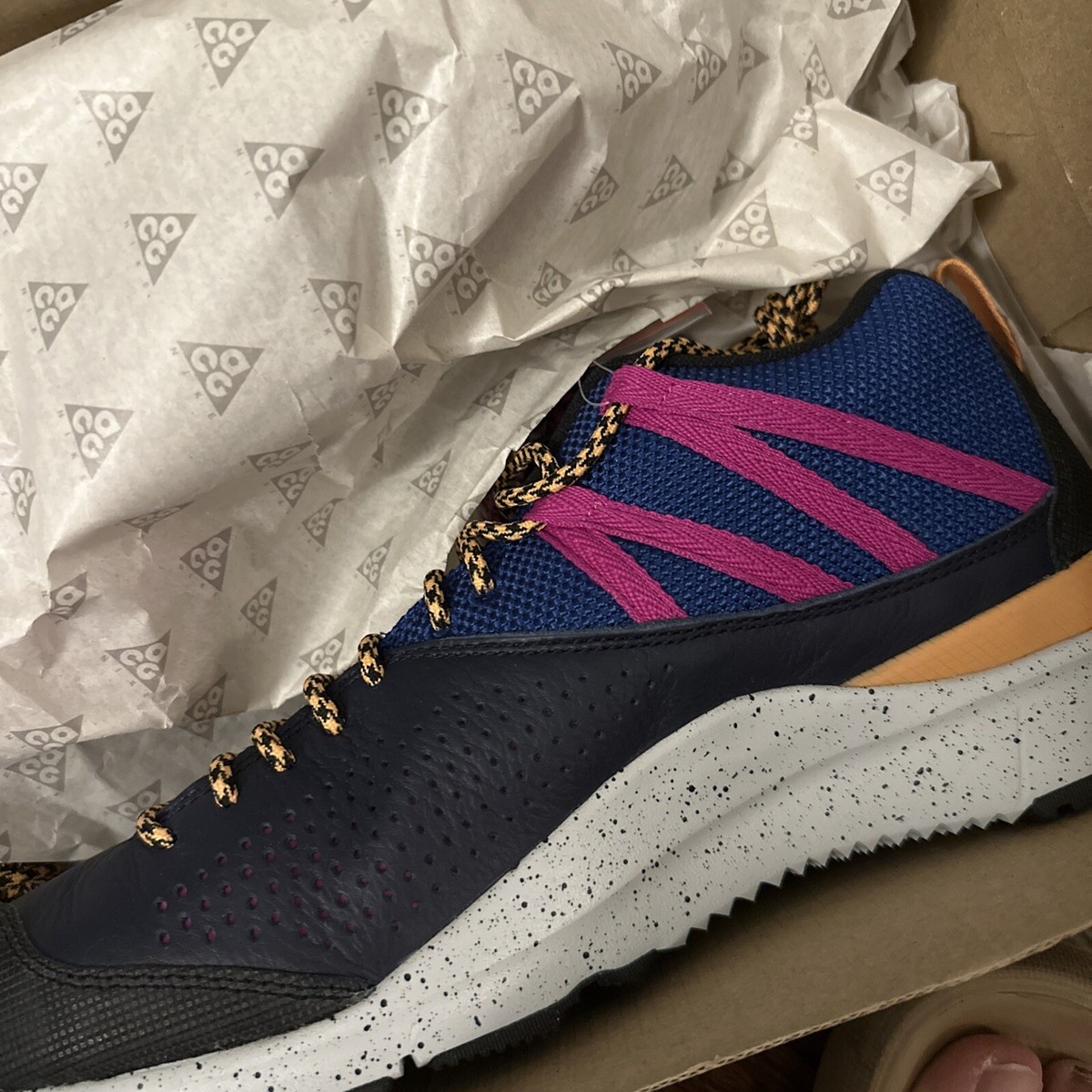 Size 11 - Nike Okwahn 2 ACG Obsidian Orange 2019 | eBay