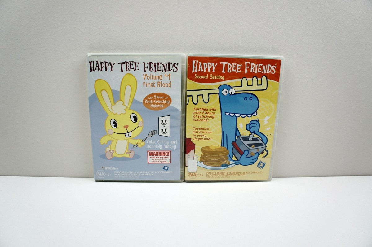 Happy Tree Friends volume 1 & 2 DVD bundle First Blood Second